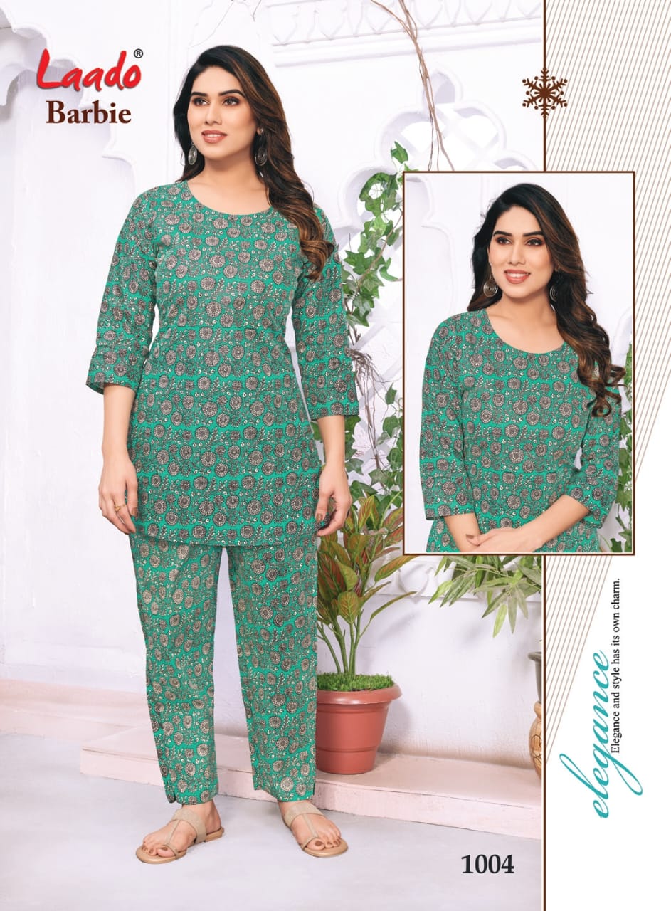 Laado Barbie Vol 1 Western Wear Co Ord Set Catalog
